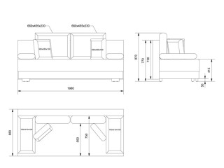 Лежај ДАНТЕ 