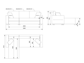 Аголна гарнитура РАВЕНА 