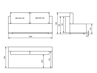 Лежај ФРОДО 