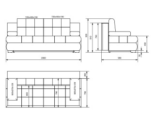 Лежај ТИВОЛИ 
