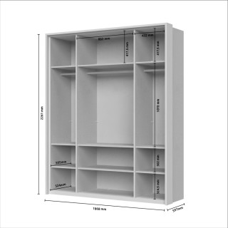 Плакар ОПЕРА П4А-2АЛ/ОП 