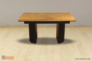 Трпезариска маса ПРЕМИУМ 2 рустик храст Вин 