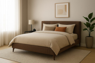 ФК БЕЈЗИК ДРИМ ФЛЕКС 200х160 Е-72/ ногарка црна ДС 