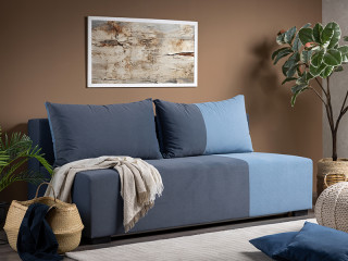 Лежај МИРЕЛО Штоф САНД 76 Тегет/ Штоф САНД 73 Плава 