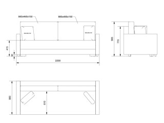 Лежај ЕНЦО Штоф Малмо Њу 16 Беж/Штоф Соро 24 Браон 