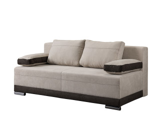 Лежај КРОН штоф Соро 21 беж/штоф Соро 24 Браон 