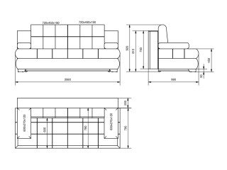Лежај ТИВОЛИ Штоф Соро 76 Тегет 