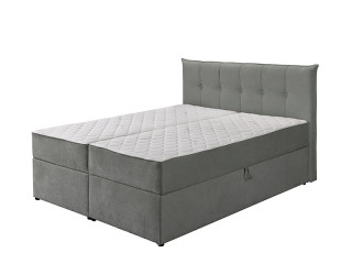 Француски лежај ЛОРЕНЦО Штоф Винд 89 Темно Сива 