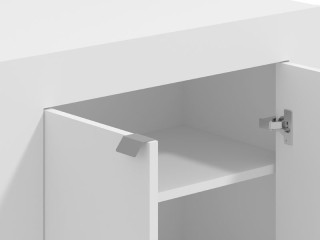 Компјутерска маса ЕВДОКС Опак бела 