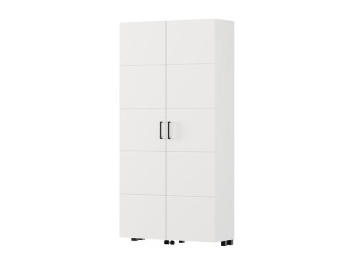 Ормар за чевли ИСЛЕЈ 91 2К х185 Опак бела 