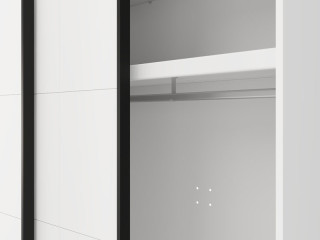 Гардеробер САЛАМИС 200 ОГ Опак бела 