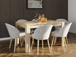 Трпезариска маса СПОЛЕТО 135х80 