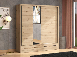 Гардеробер АЛБИ ПЛУС 205 2Ф ОГ Артисан храст 