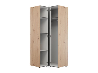 Ормар НЕВИС УГ х207 Артисан храст/ Опак бела 