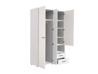 Ормар КАМБРИС 3К2ФО Опак бела 