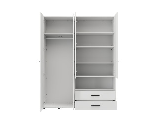 Ормар КАМБРИС 4К2ФО Опак бела 