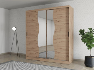 Гардеробер ВИСЕНТИН 200 ОГ ( со полици) Артисан храст 