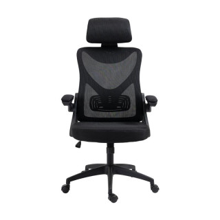 КАНЦЕЛАРИСКО СТОЛЧЕ W-21-9 ЦРНО СО МРЕЖА 63?61?128,5 cm 