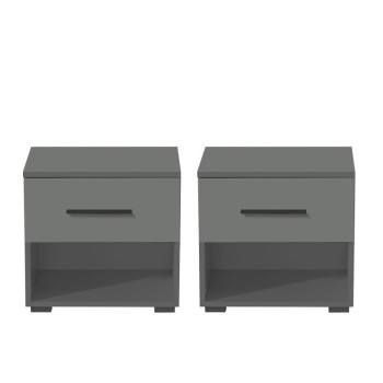 Ноќно ормарче ТОМИ 2 ком 2НО1Ф 
