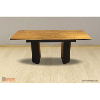 Трпезариска маса ПРЕМИУМ 2 рустик храст Вин 