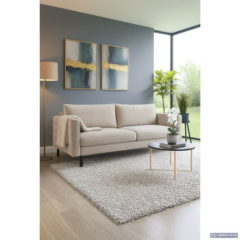 Лежај КОРН Е-71 беж/ нога храст ДС 