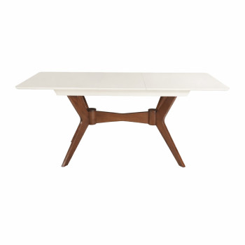 Трпезариска маса АРЕС -140ХЛ плоча Беж/ногарки Амаро Мит. 