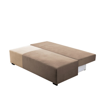 Лежај МИРЕЛО Штоф САНД 16 Светло браон/ Штоф САНД 03 Беж 