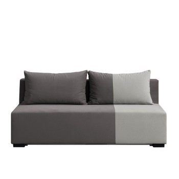 Лежај МИРЕЛО Штоф САНД 21 Сива/ Штоф САНД 82 Светло Сива 