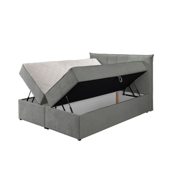 Француски лежај ЛОРЕНЦО Штоф Винд 89 Темно Сива 