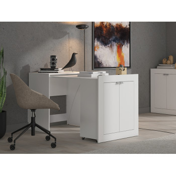 Компјутерска маса ЕВДОКС Опак бела 