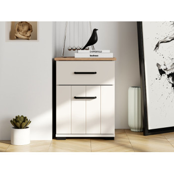 Ноќно ормарче ЛАМБЕТ НО1Ф1В Кашмир мат 