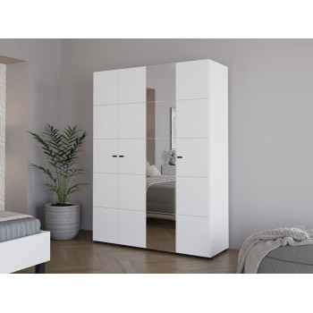 Ормар САЛАМИС 4К1О Опак бела 