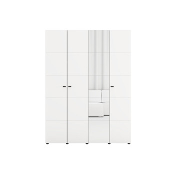 Ормар САЛАМИС 4К1О Опак бела 