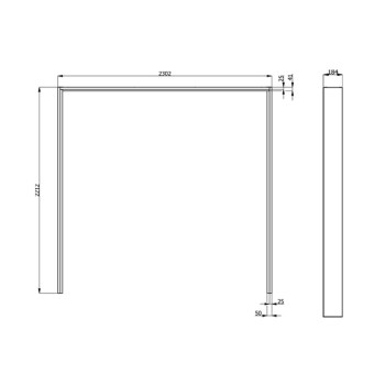 РАМ Фј за Гардеробер 200 х205 Кашмир 