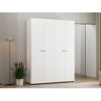 Ормар НЕВИС 4К х207 Опак бела 