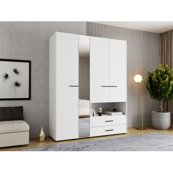 Ормар КАМБРИС 4К2ФО Опак бела 