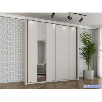 Гардеробер САЛАМИС 200 ОГ h205 Пг3-w200 Опак бела 