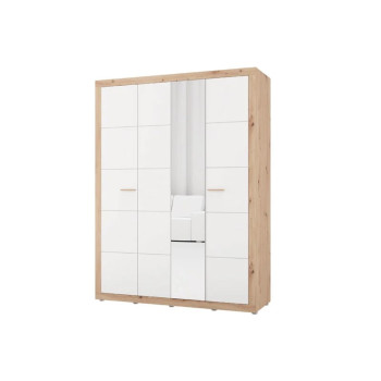 Ормар КАРТЕНА 4К1О h207 ПК2-w751 Артисан храст/Опак бела 