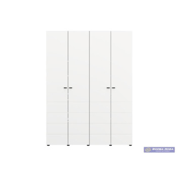 Ормар НЕВИС 4К h207 ПК2-w751 Опак бела 