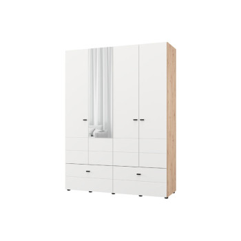 Ормар НЕВИС 4К2Ф1О h207 ПК2-w751 Артисан храст/Опак бела 