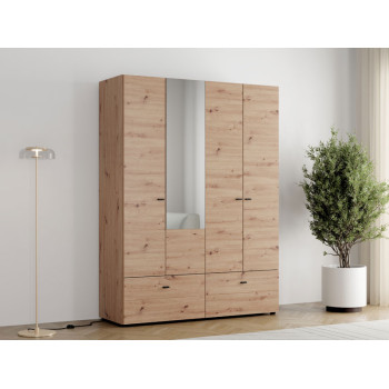 Ормар НЕВИС 4К2Ф1О h207 ПК2-w751 Опак бела 