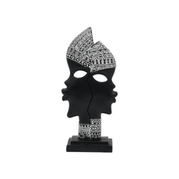 ДЕКОРАТИВНА ФИГУРА XL240306 ЦРНО БЕЛА 12х6х26 