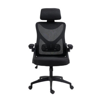 КАНЦЕЛАРИСКО СТОЛЧЕ W-21-9 ЦРНО СО МРЕЖА 63?61?128,5 cm 