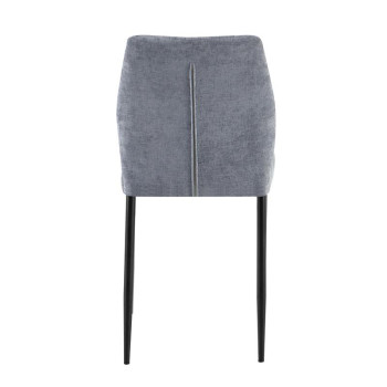 ТРПЕЗАРИСКА СТОЛИЦА ETC 25410 БОЈА ШТОФ RDG4507 17 МЕТАЛНИ НОГАРКИ 42x58x87cm 