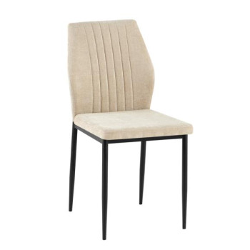 ТРПЕЗАРИСКА СТОЛИЦА ETC 25410 БОЈА ШТОФ RDG4507 5 МЕТАЛНИ НОГАРКИ 42x58x87 