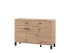 Комода АЛМОНД 115 3К1Ф3В 