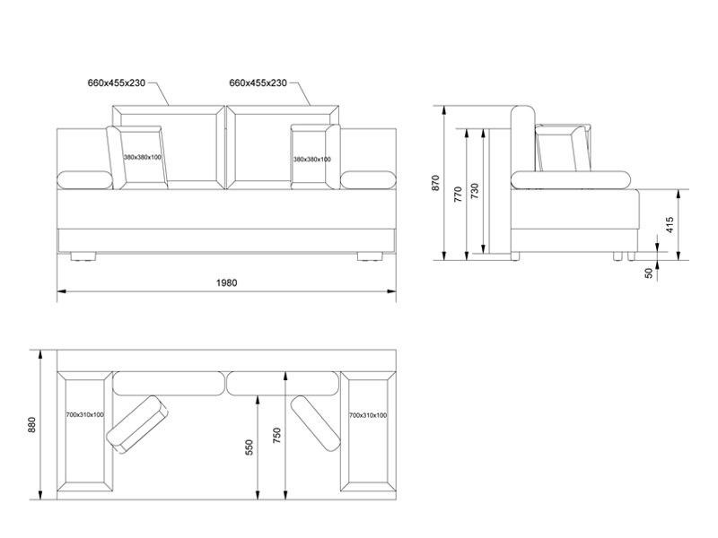 Лежај ДАНТЕ 