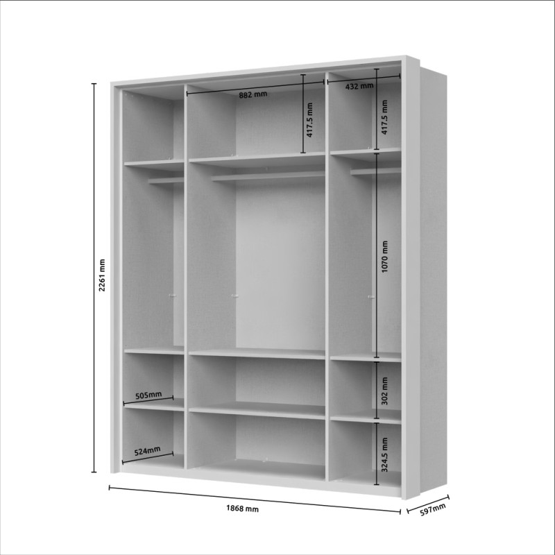 Плакар ОПЕРА П4А-2АЛ/ОП 