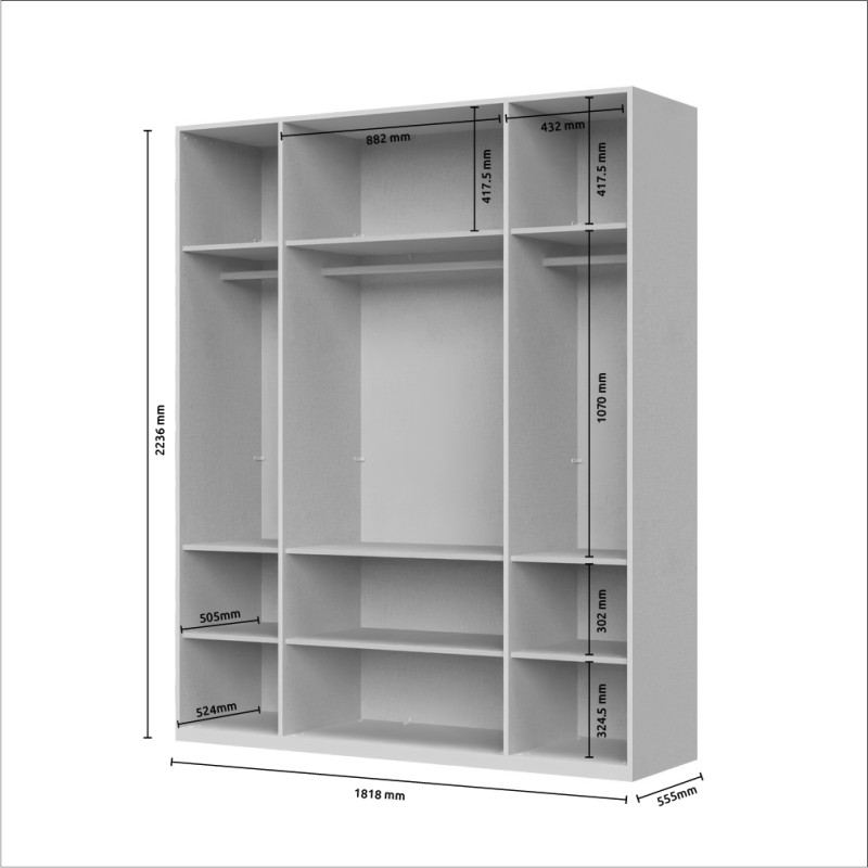 Плакар ОПЕРА П4-2АЛ/ОП 