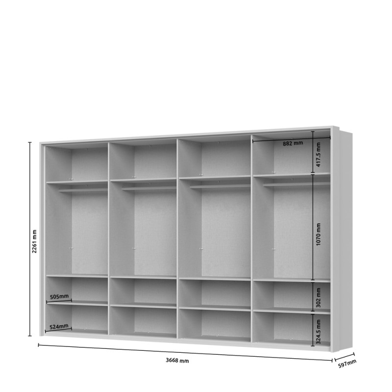 Плакар ОПЕРА П8Б/ОП